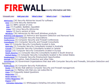 Tablet Screenshot of firewall.com